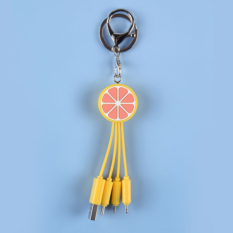 Grapefruit 3 In 1 Charging Cable
