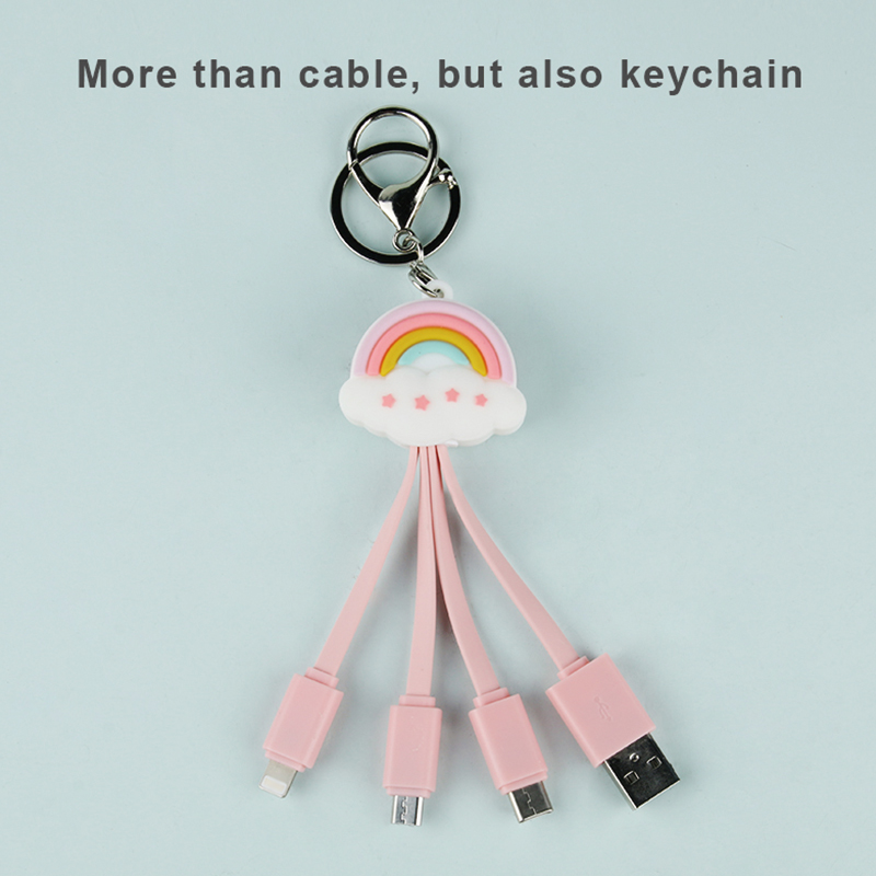 Rainbow 3 In 1 Charging Cable