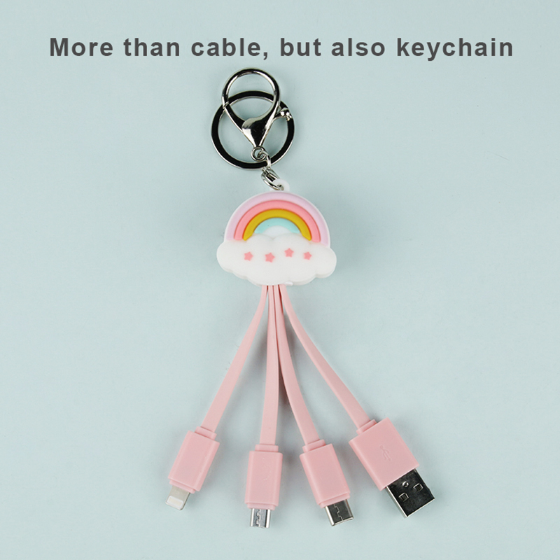 Rainbow 3 In 1 Charging Cable