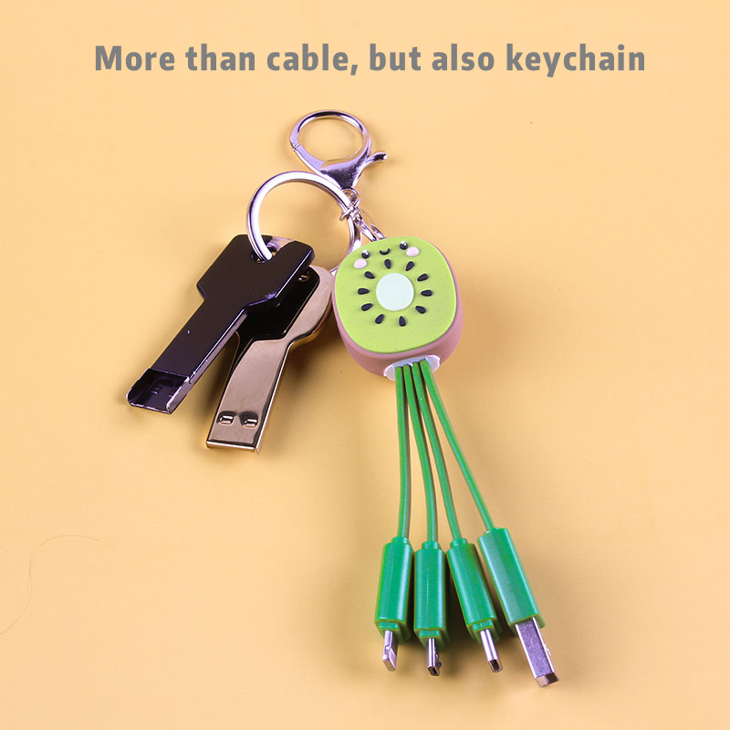 Cute Kiwi 3 In 1 Charging Cable