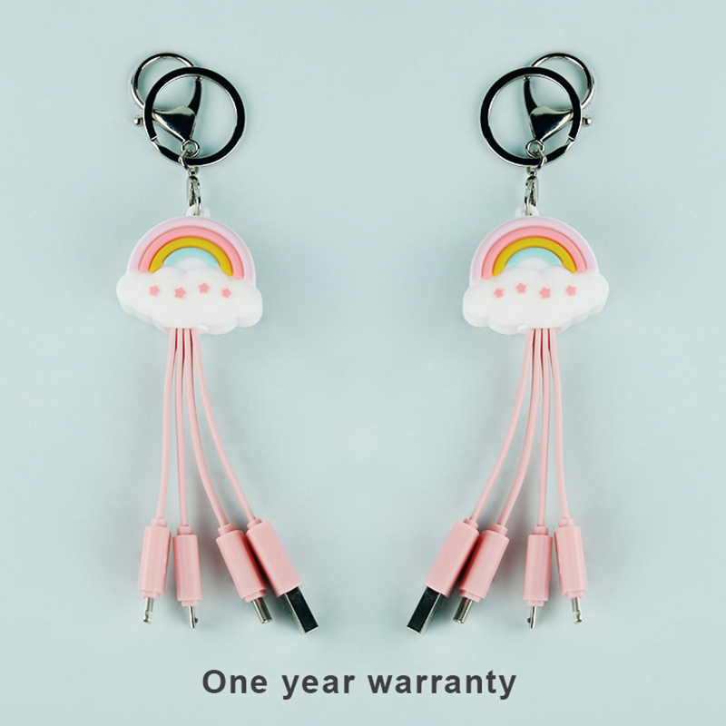 Rainbow 3 In 1 Charging Cable