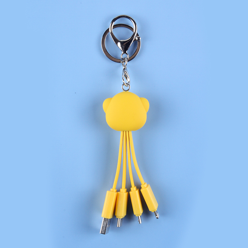 Yellow Monkey 3 In 1 Charging Cable