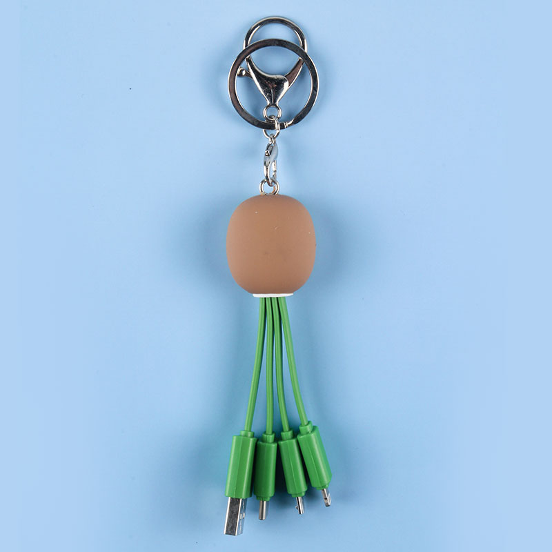 Cute Kiwi 3 In 1 Charging Cable
