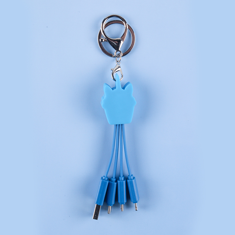 Unicorn Cupcake 3 In 1 Charging Cable