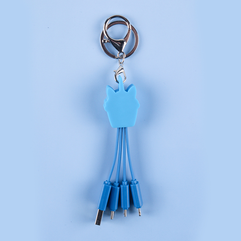 Unicorn Cupcake 3 In 1 Charging Cable