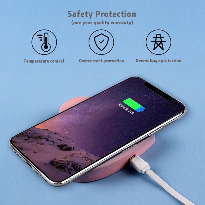 Love Heart Shaped Wireless Charger