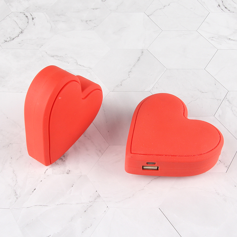 Love Heart Shaped USB Power Bank