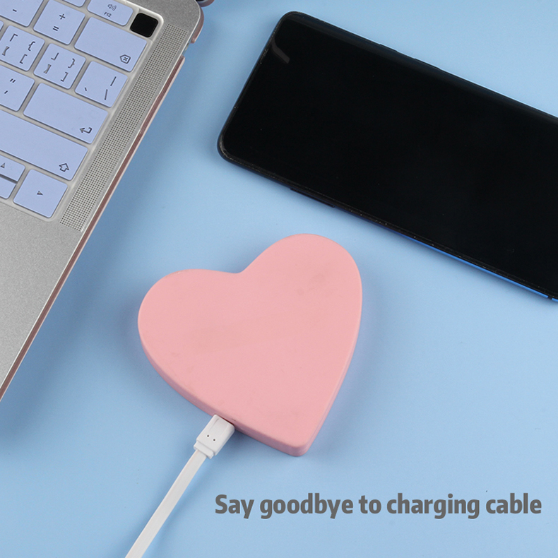 Love Heart Shaped Wireless Charger