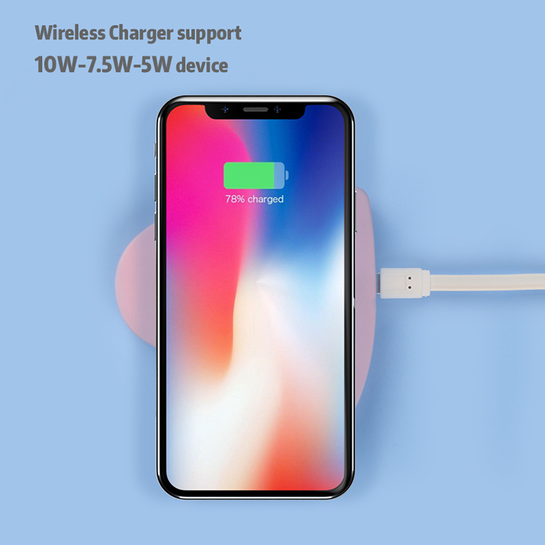 Love Heart Shaped Wireless Charger