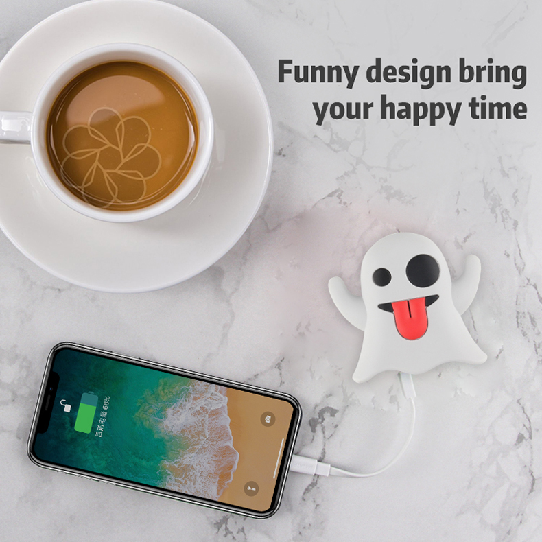 Emoji Ghost USB Power Bank