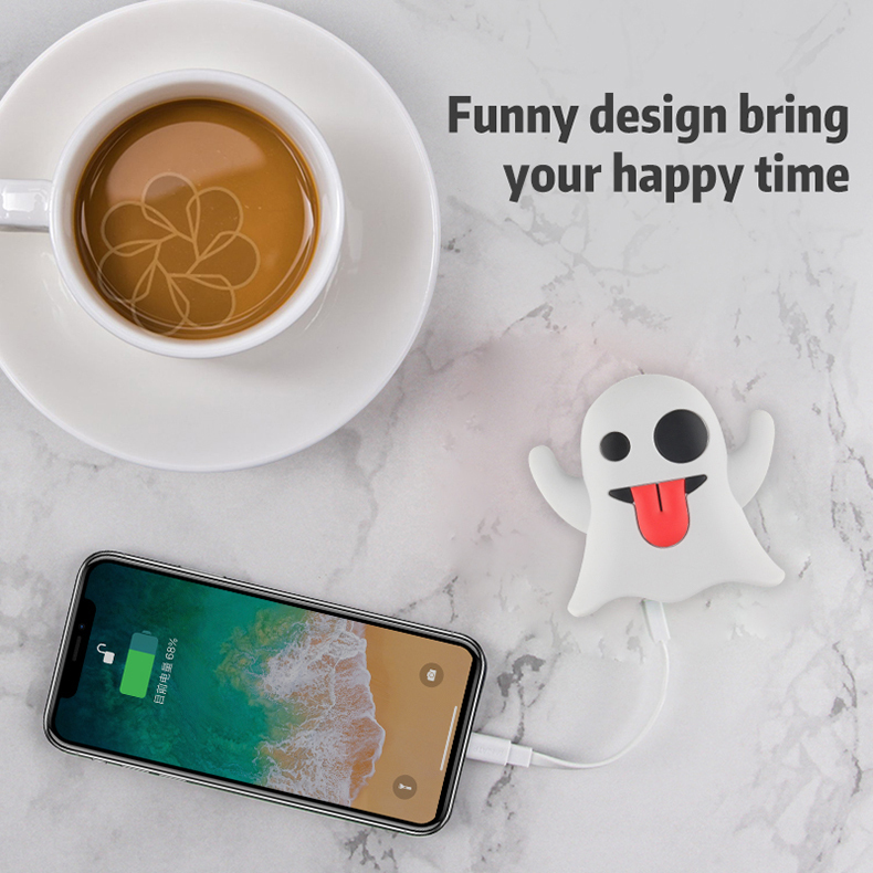 Emoji Ghost USB Power Bank