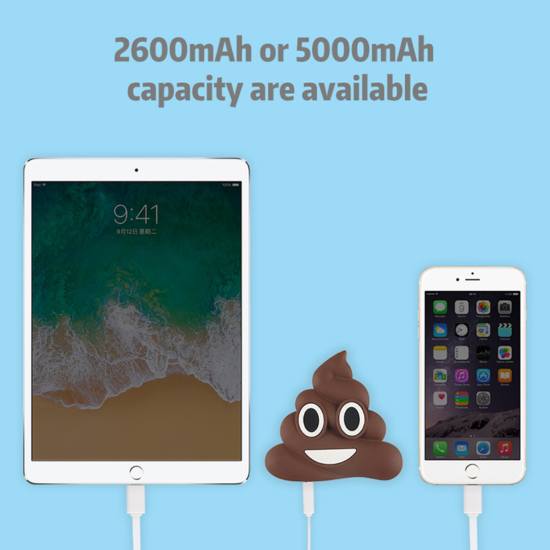 Emoji Poo USB Power Bank