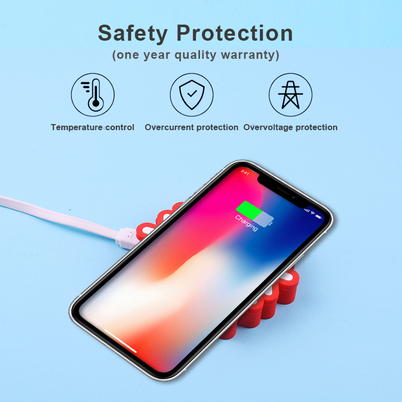 Red Snowflake Wireless Charger