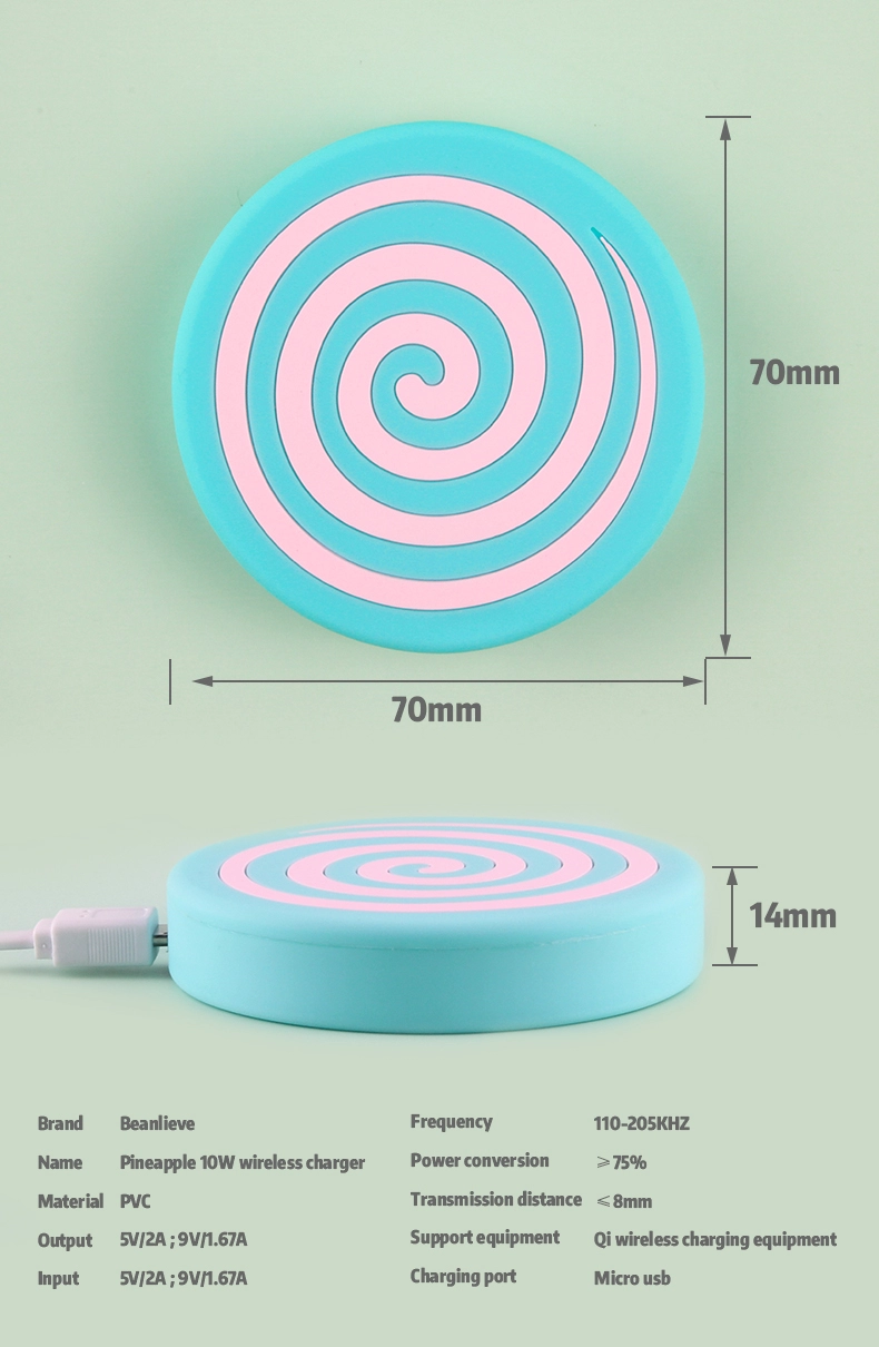 Blue Lollipop Wireless Charger