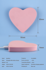 Love Heart Shaped Wireless Charger