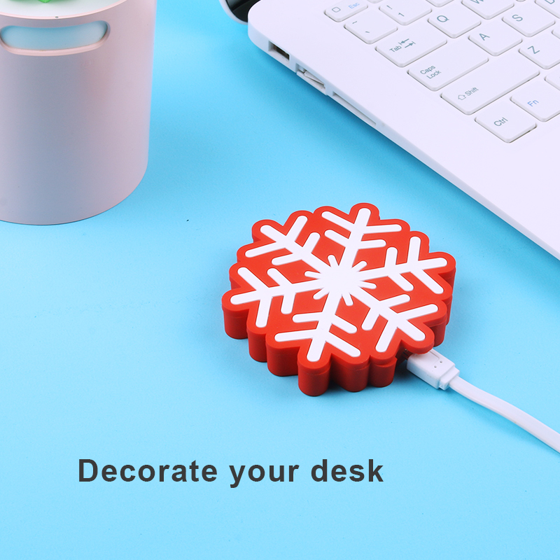 Red Snowflake Wireless Charger