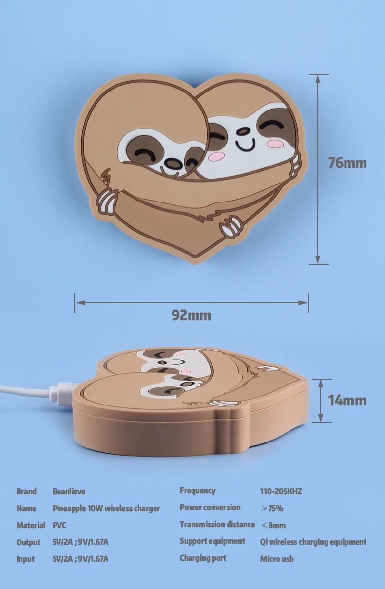 Cuddling Sloths Wireless Charger