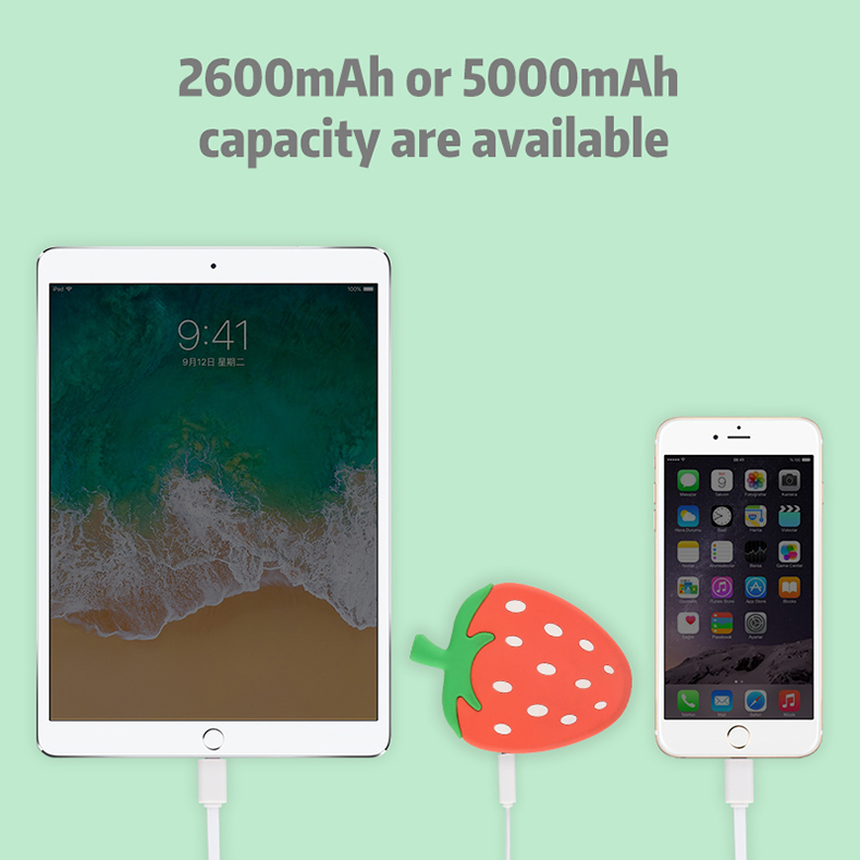 Strawberry USB Power Bank