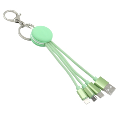 Macaron Fabric 3 In 1 Charging Cable