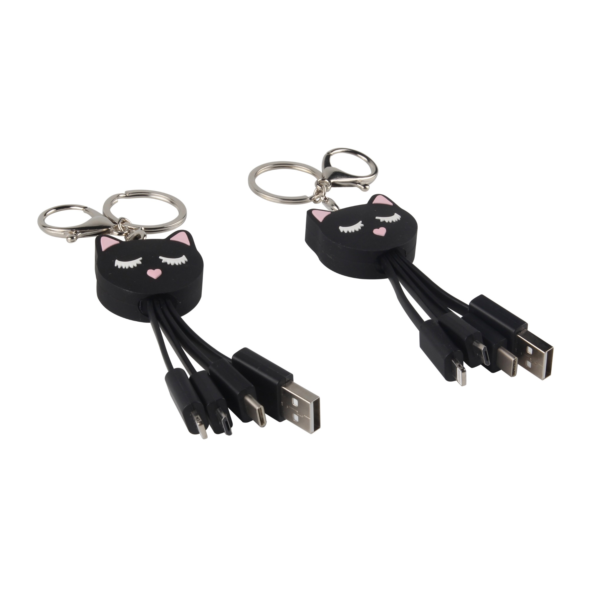 Black Cat 3 In 1 Charging Cable