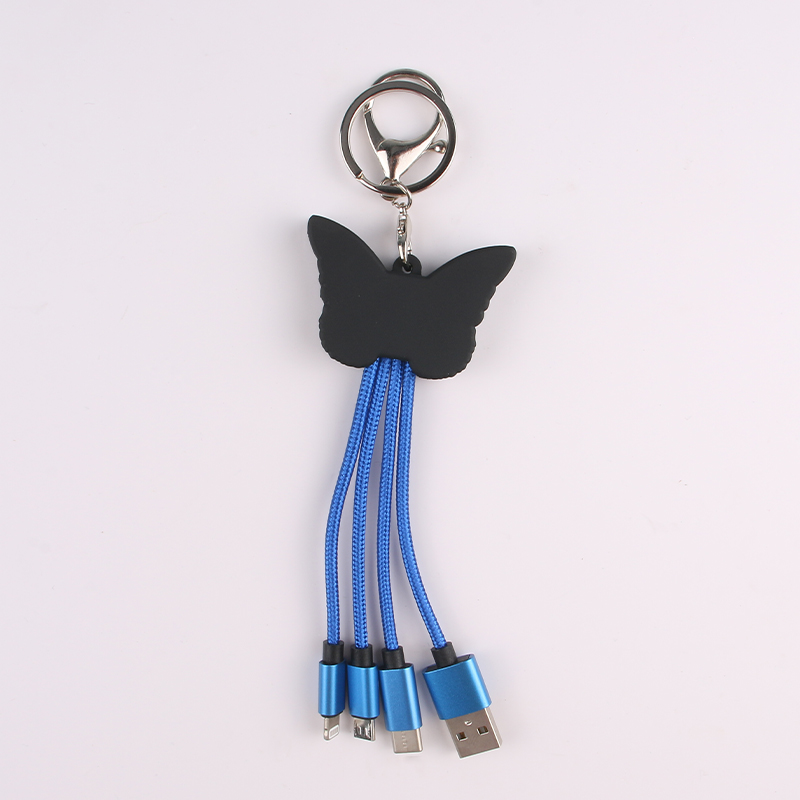 Butterfly Nylon 3 In 1 Charging Cable