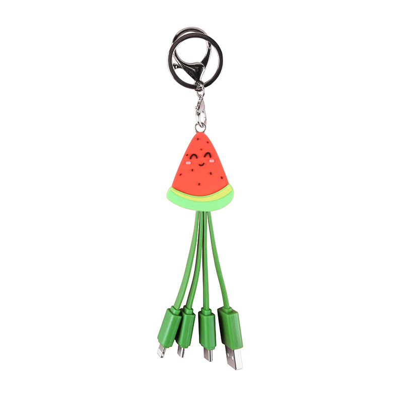 Cute Waterlemon 3 In 1 Charging Cable