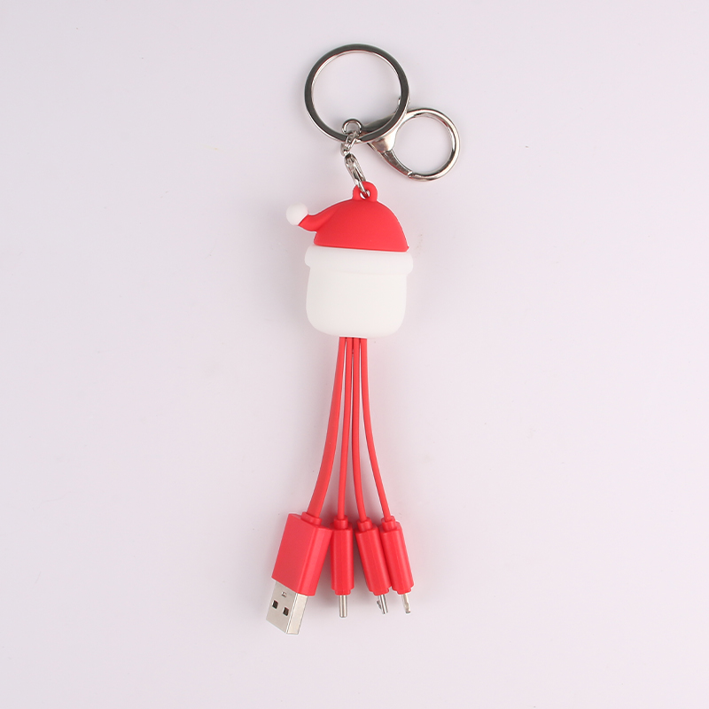 Santa Claus 3 In 1 Charging Cable