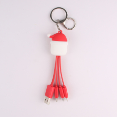 Santa Claus 3 In 1 Charging Cable