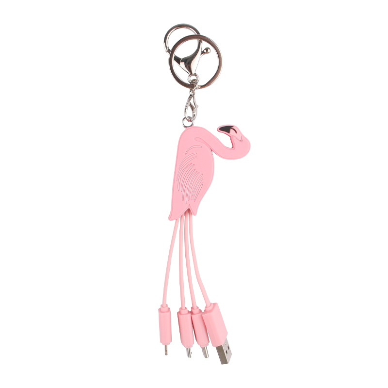 Flamingo 3 In 1 Charging Cable