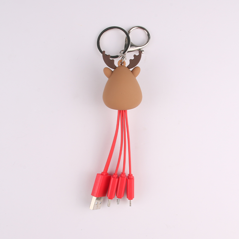 Christmas Reindeer 3 In 1 Charging Cable