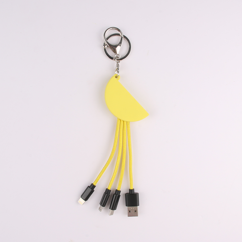 Lemon Nylon 3 In 1 Charging Cable