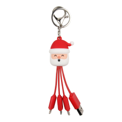 Santa Claus 3 In 1 Charging Cable