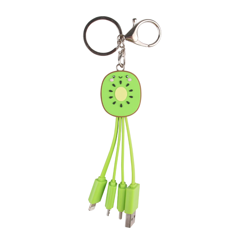 Cute Kiwi 3 In 1 Charging Cable