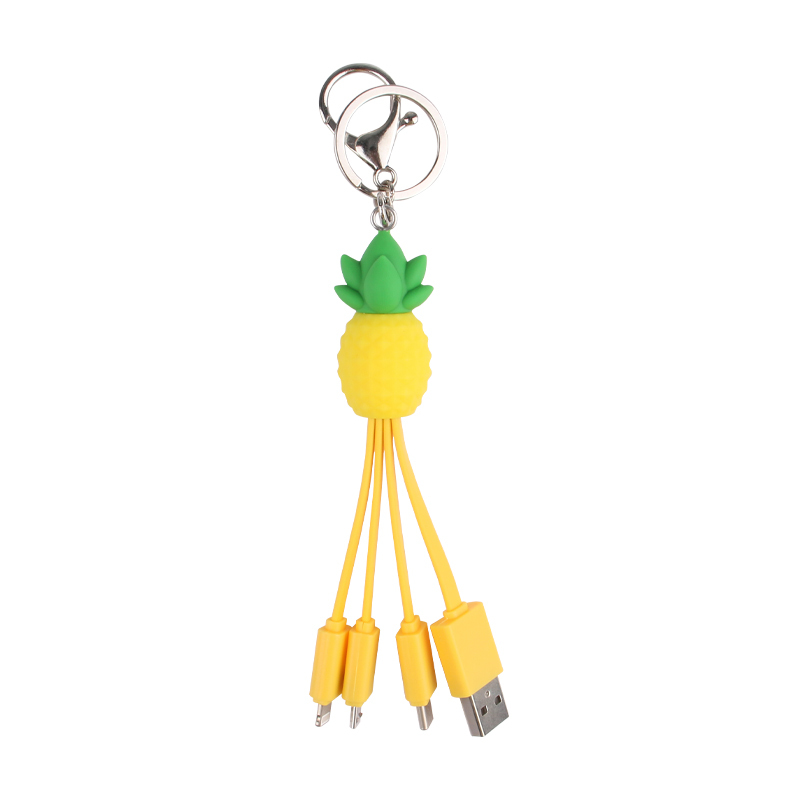 Pineapple 3 In 1 Charging Cable