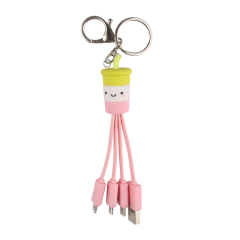 Cute Cup 3 In 1 Charging Cable