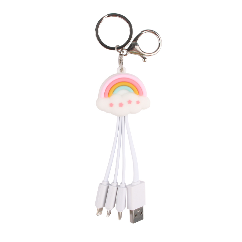 Rainbow 3 In 1 Charging Cable