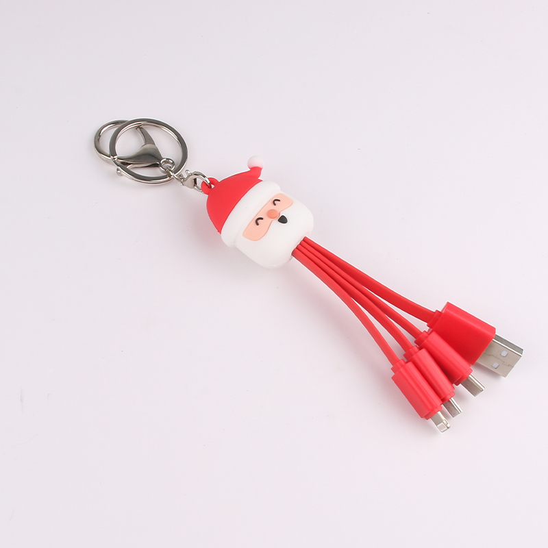 Santa Claus 3 In 1 Charging Cable