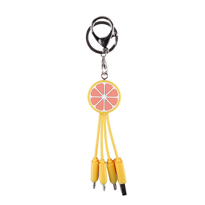 Grapefruit 3 In 1 Charging Cable