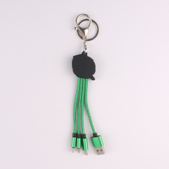 Monstera Nylon 3 In 1 Charging Cable