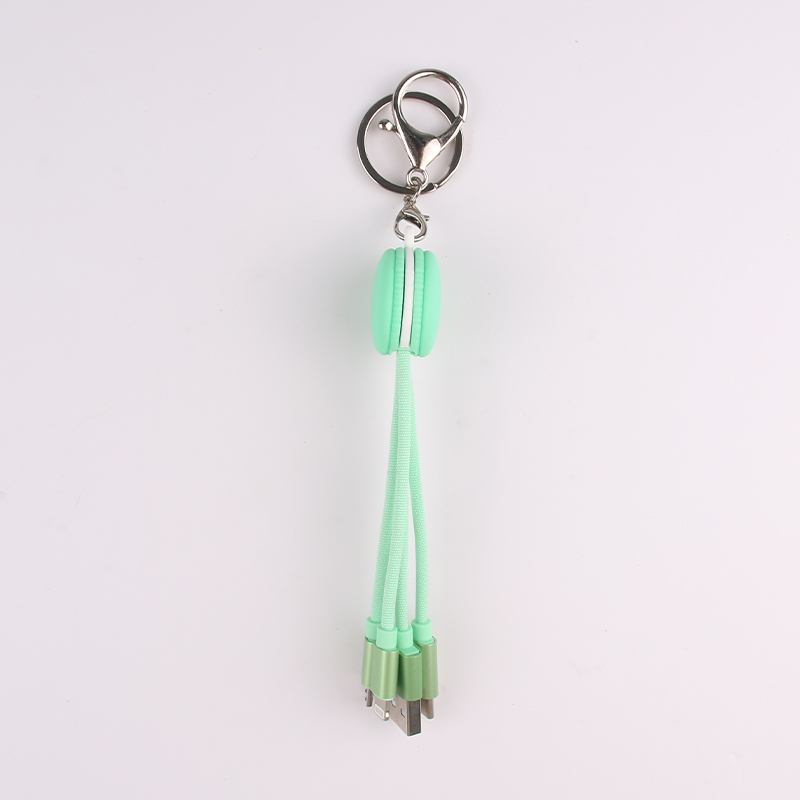 Macaron Fabric 3 In 1 Charging Cable