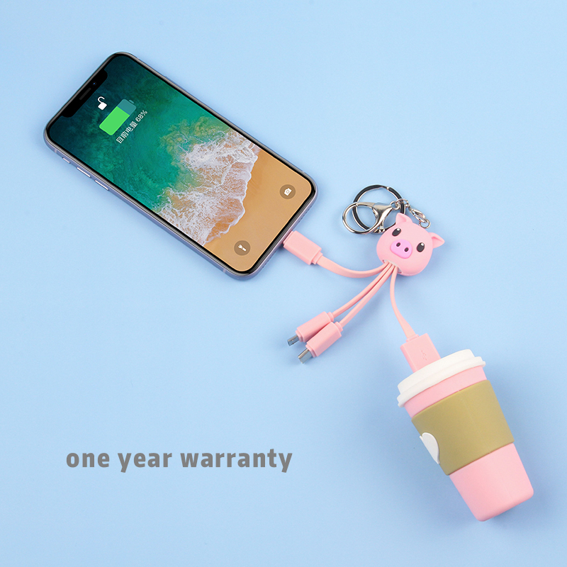 Pig 3 In 1 Charging Cable