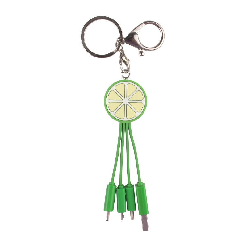 Lime 3 In 1 Charging Cable