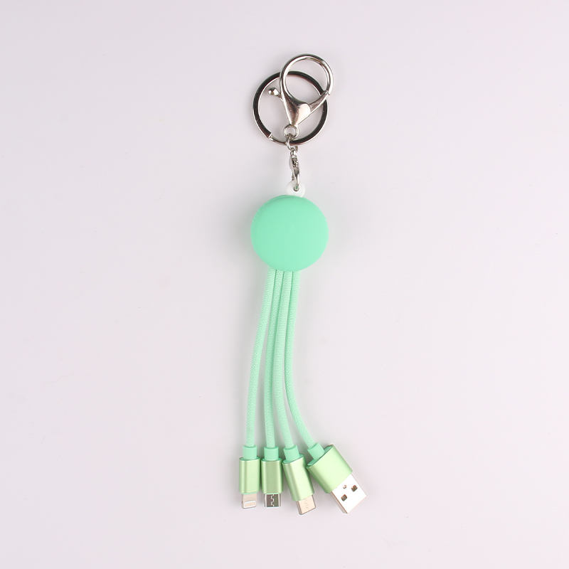 Macaron Fabric 3 In 1 Charging Cable