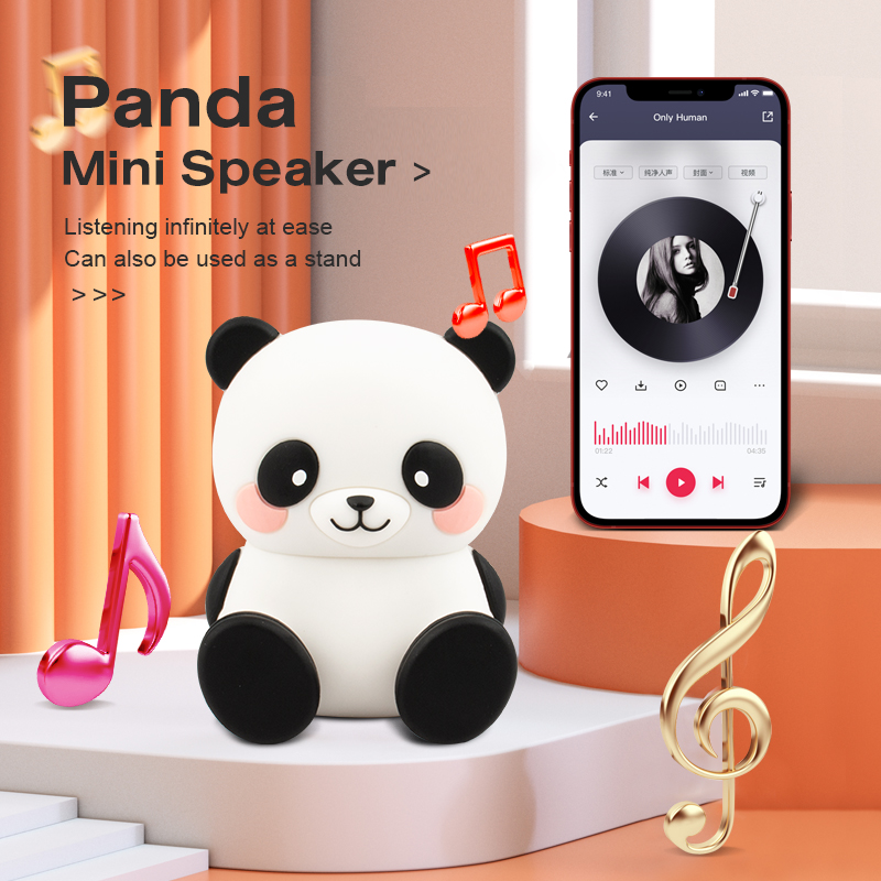 Panda Bluetooth Speaker with Phone Holder