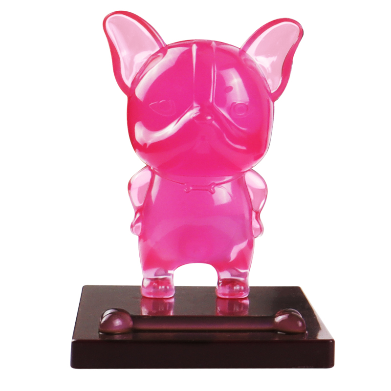 Pink Bulldog Phone Holder