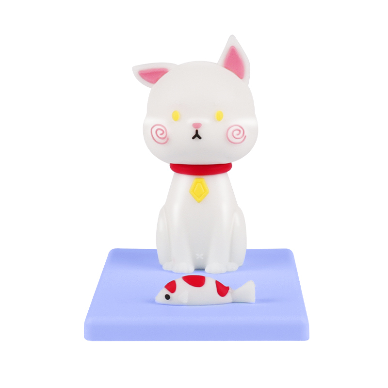 White Cat Phone Holder
