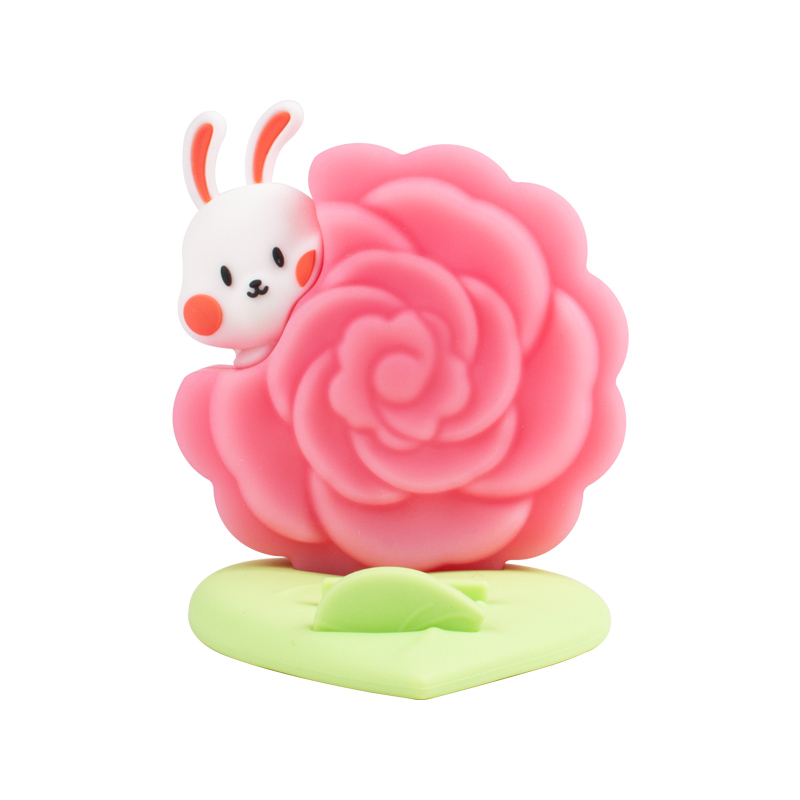 Pink Moon Cake Rabbit Phone Holder