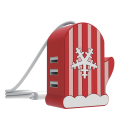 Christmas Glove USB HUB