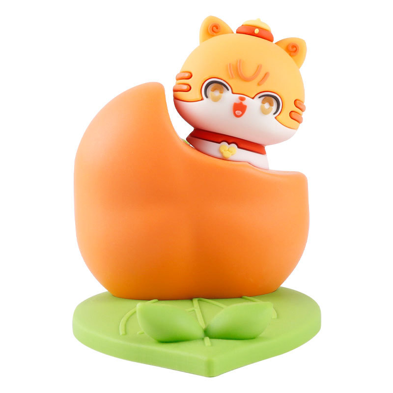 Persimmon Cat Phone Holder