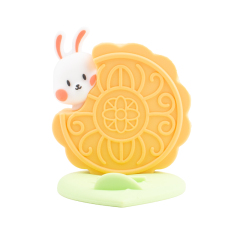 Yellow Moon Cake Rabbit Phone Holder